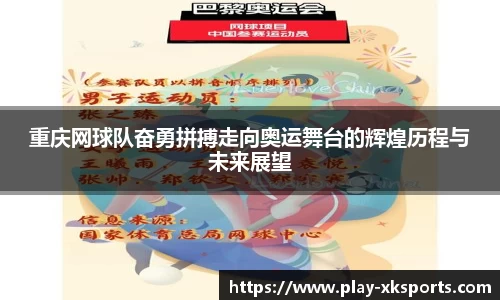 重庆网球队奋勇拼搏走向奥运舞台的辉煌历程与未来展望
